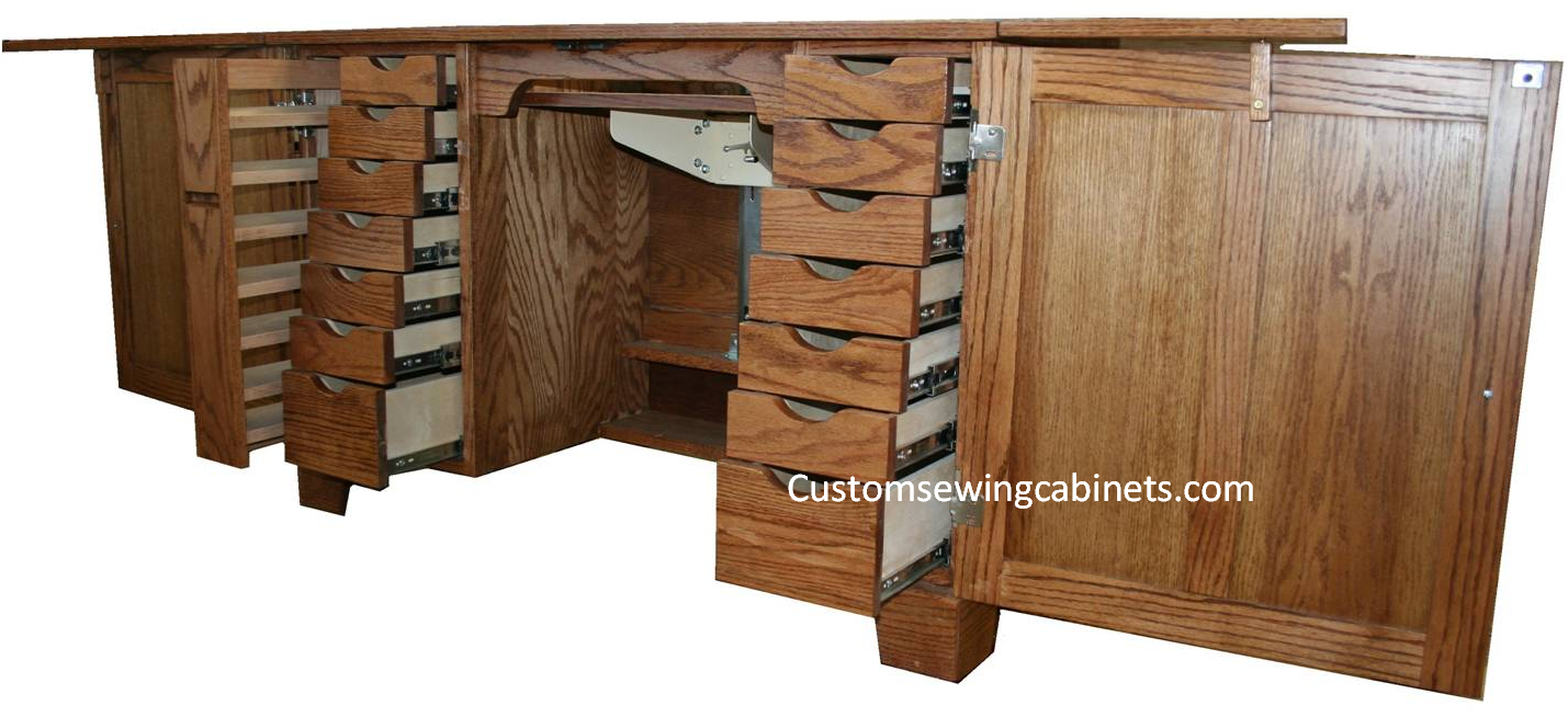 Custom Sewing Cabinets